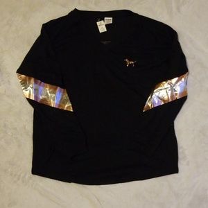 Brand New PINK Shirt; tags on; Black & Rose color